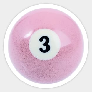 Lucky 3 Ball Graphic Sticker